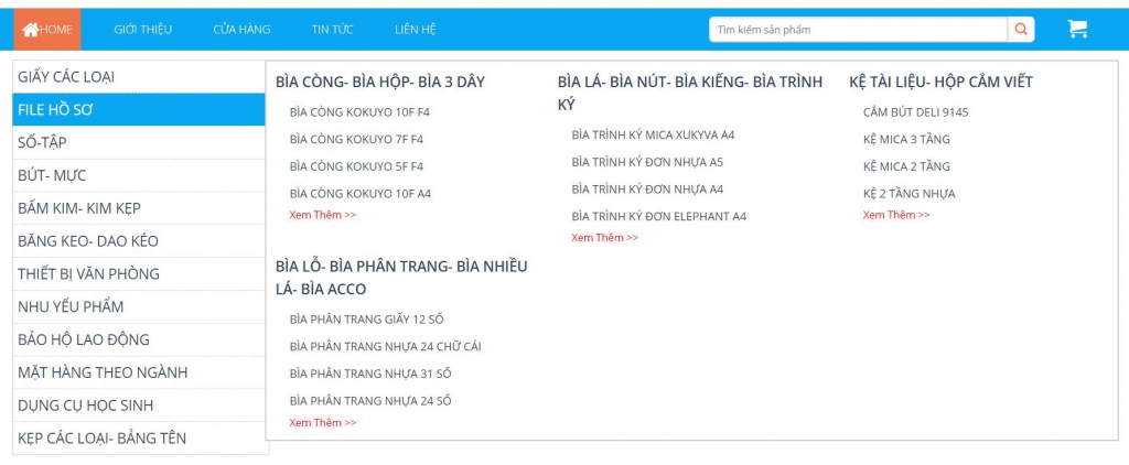 Code Tạo Shortcode Menu Hiển Thị Theo Danh Mục Sản Phẩm