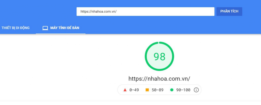 Cách tối ưu google pagespeed insights điểm cao