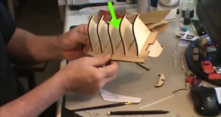 Cách làm mô hình thuyền buồm bằng gỗ 