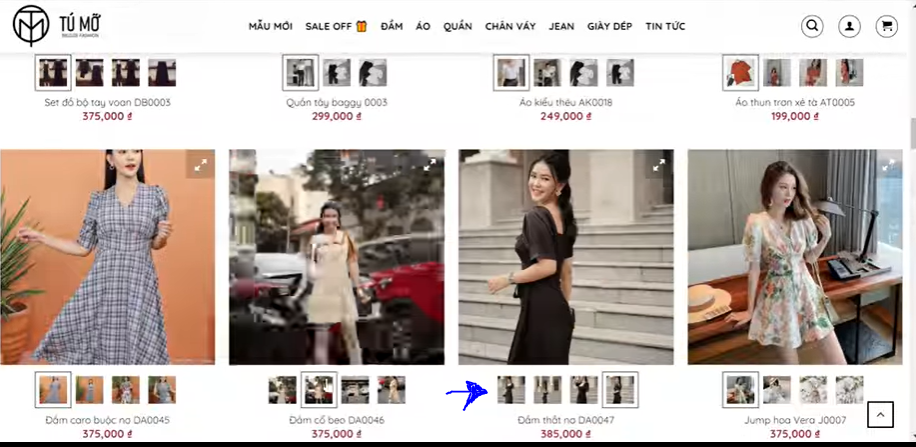 Cách hiển thị gallery của sản phẩm ra product boxt
