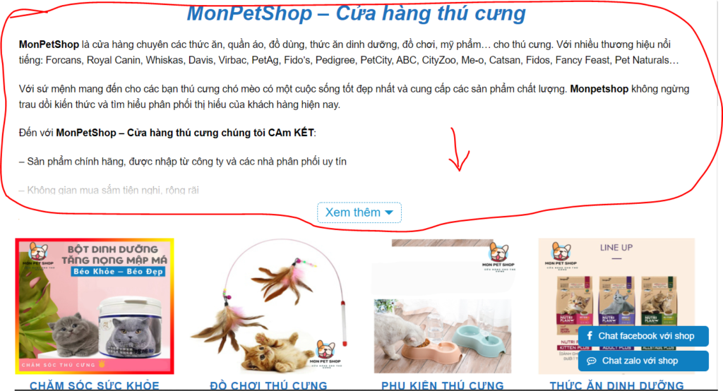 Code Chuyển Mô Tả Danh Mục Sản Phẩm Xuống Dưới WordPress