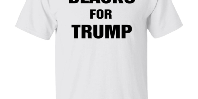 Anti Biden Blacks For Trump Shirt