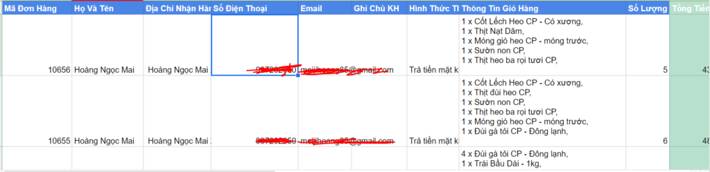 Hướng Dẫn Đồng Bộ Đơn Hàng Woocommerce lên google sheet qua API