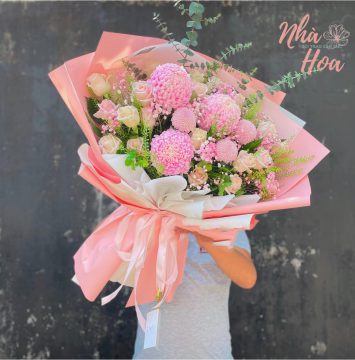 Bó hoa tươi giá rẻ uy tín nhất Hồ Chí Minh chỉ từ 300k